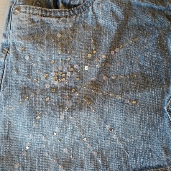 Justice Jean Skirt w/ Embellishment - Picture 3 of 6
